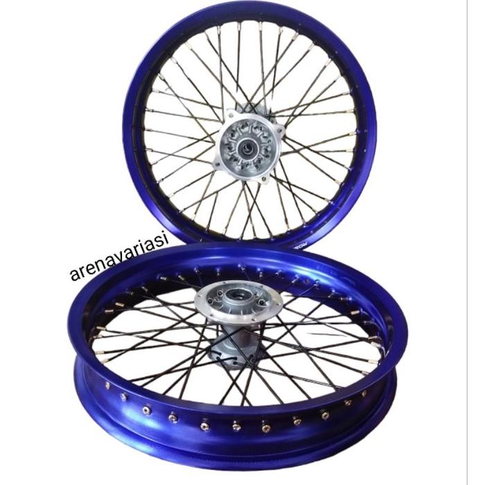 Paketan Velg Ring 17 KLX DTracker 150 Velg Depan Belakang Cakram