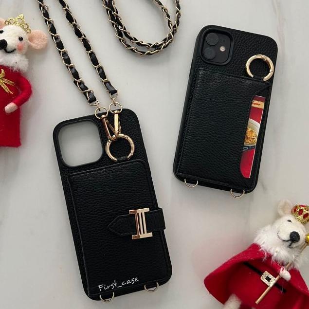 Case kulit premium for Iphone 7 8 7+ 8+ SE X Xr Xs 11 12 13 14 15 16 Pro Max Samsung A15 A25 A35 A55