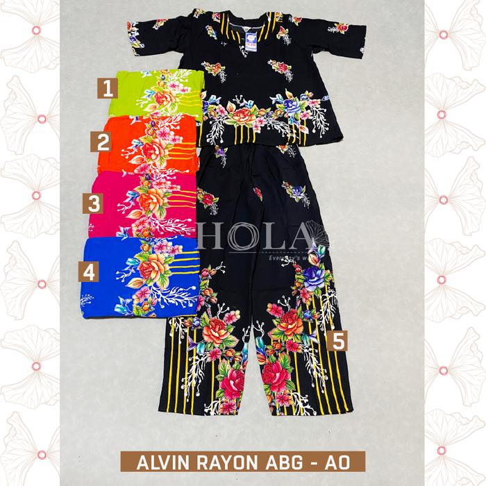 HOLA_FASH | ALVIN RAYON ABG, ALVIN BATIK ABG, SETELAN RAYON, CP ABG