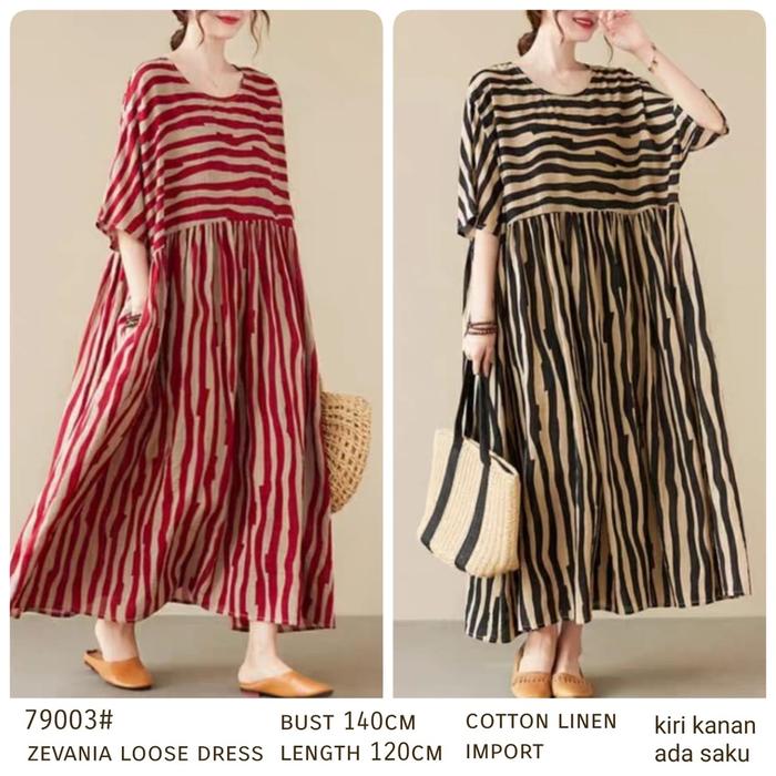 Zevania Loose Dress Import TM 79003