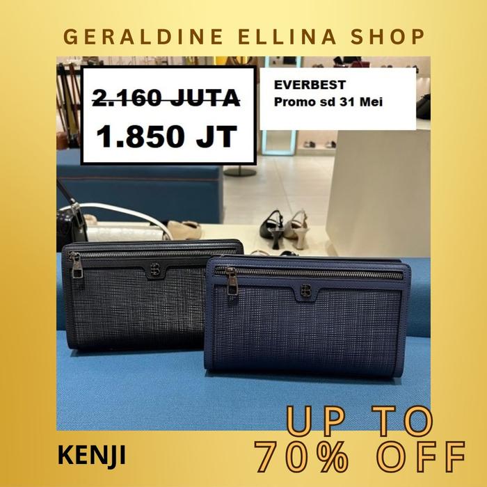 Tas CLUTCH Everbest pria seri KENJI original 100%