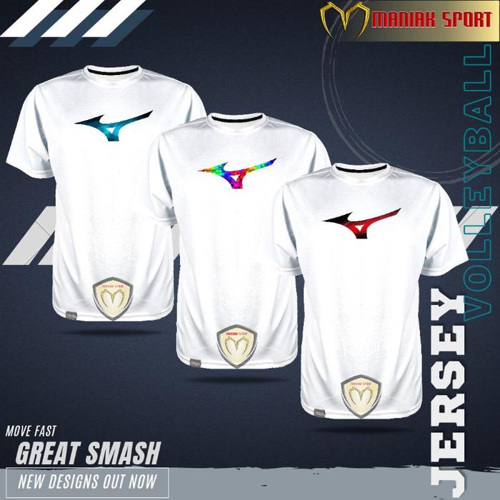 KVMP1- KAOS OLAHRAGA VOLLY BAJU VOLLY MIZUNO JERSEY PREMIUM SABLON DTF