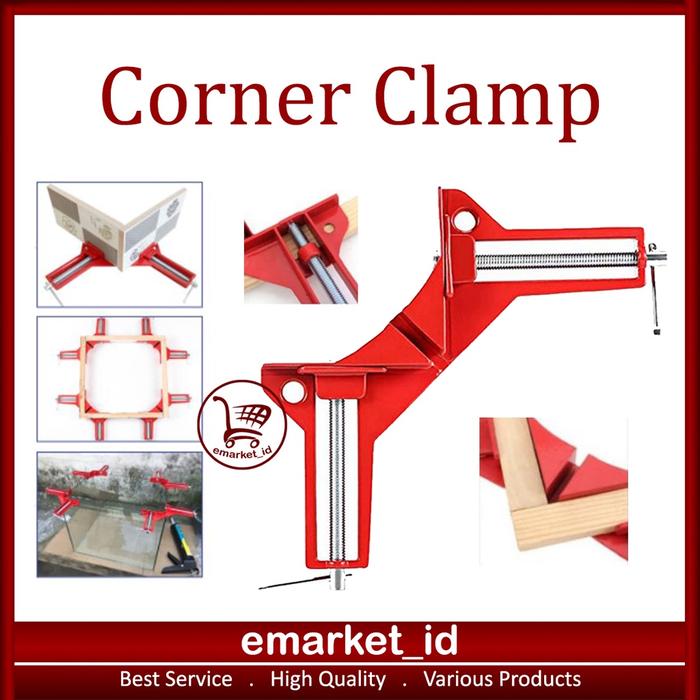 Corner Clamp / Klem Sudut Siku Penjepit 90 Derajat / Frame Kayu Kaca Bingkai