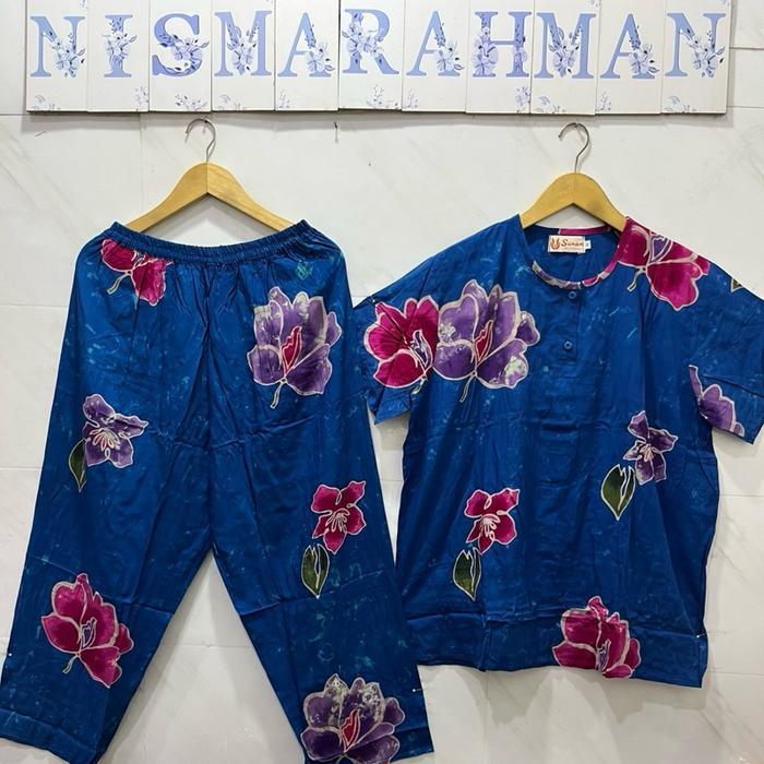 Cp Batik Sunan Ori  Xl - Jumbo T. Pendek Celana Panjang Ld 120Cm