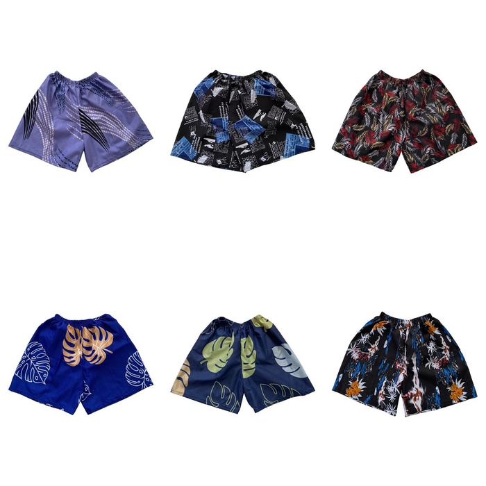 [4pcs] random kolor boxer all size katun jepang