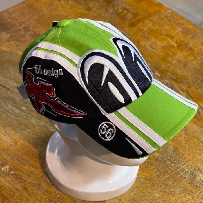 Topi Nakano Shuriken 56 Design Topi Premium Arai motif Nakano Shuriken Green Sinya Nakano