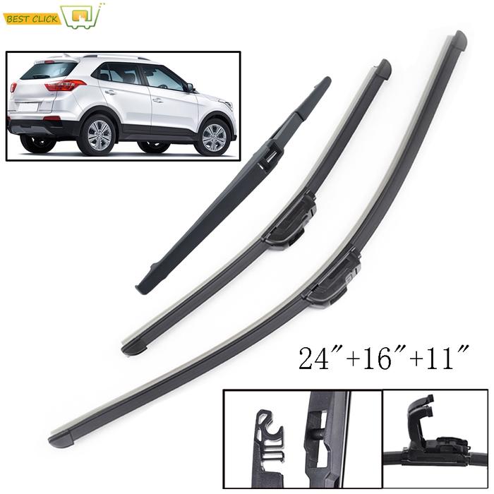 Misima Kaca Depan Kaca Depan Wiper Blades untuk Hyundai Creta Ix25