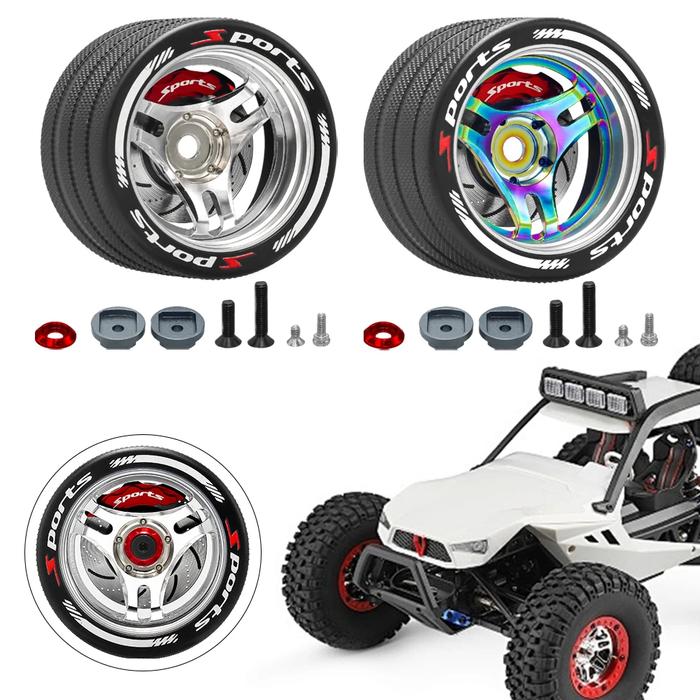 RC Transmitter Steering Wheel with Brake Disc Brake Caliper for SANWA MT4/MT5/M12/M17 for FLYSKY NB4