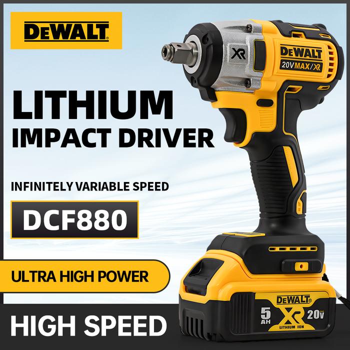 Dewalt DCF880 Electric Wrench Cordless High Effieiency Durable 205N.m Impact Wrench Multi-Functional