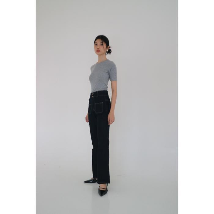Amygo Store - The Petite Jeans | Jeans Wanita | Denim Wanita | Flare Jeans