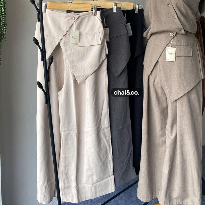 Chai&co. (Flare pants obbie belt)