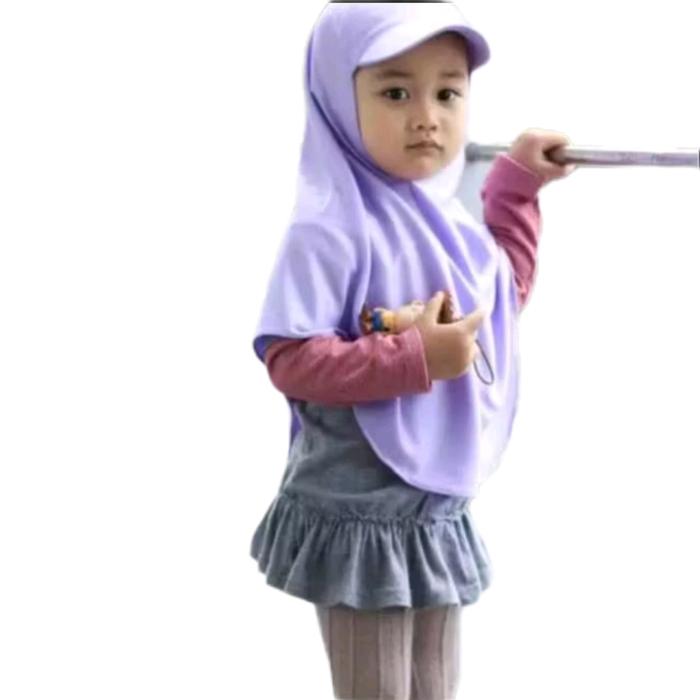 Jilbab Anak Topi Muslim Instan Bayi Terbaru - Melindungi dari Sinar Matahari dan Tampil Modis - Nyam