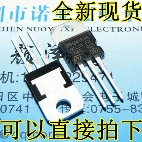 10 Buah Transistto-220 P55NF06 TO220 55NF06 60V/50A N-channel Daya