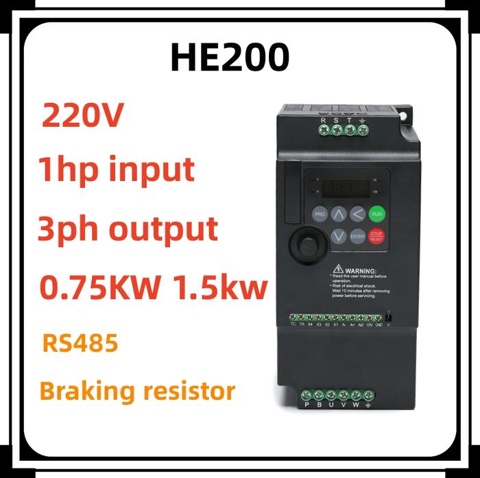 220V 0.75KW 1.5KW Vector inverter VFD VFD Variable Frequency Drive