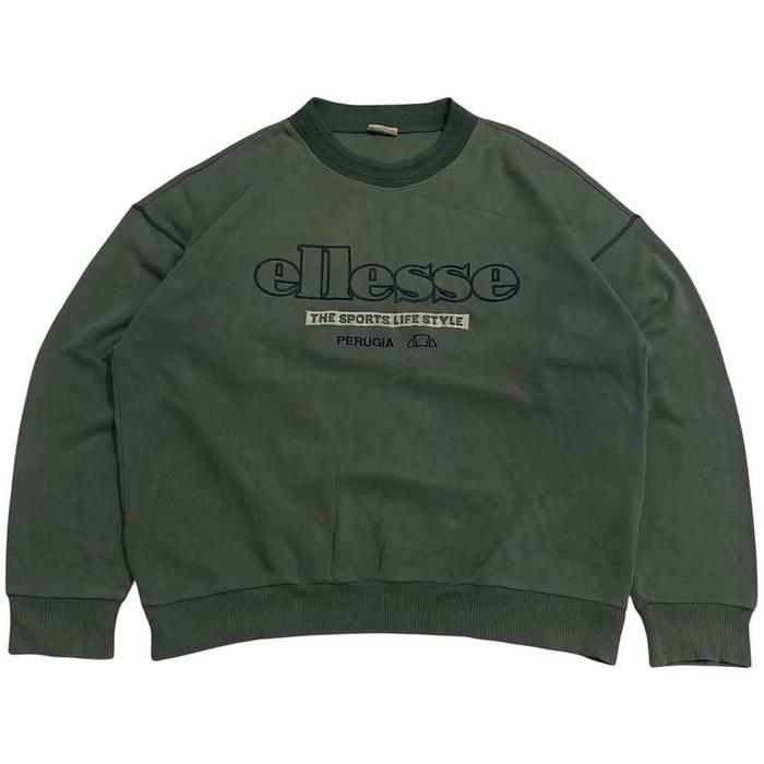 VINTAGE ELLESSE CREWNECK | MADE IN JAPAN | SWEATER | STFT