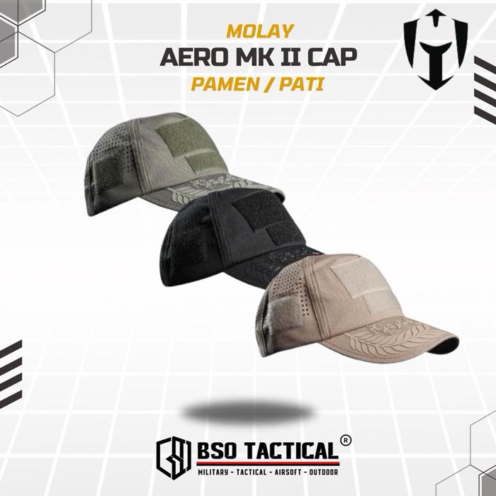 Topi Molay AERO MKII Pamen Pati Outdoor Hat Tactical Cap ORIGINAL