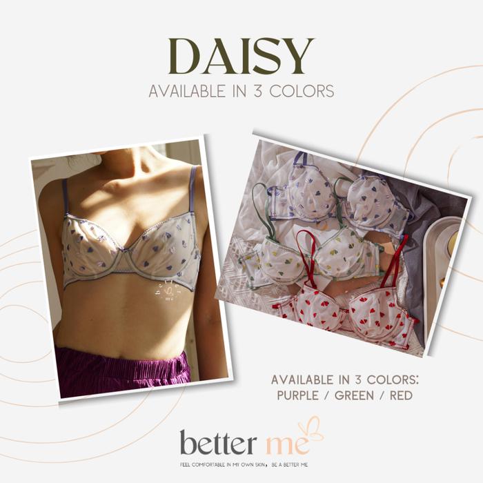 New Daisy Bra BH Bralette High Quality fit to CUP D BMNY23009