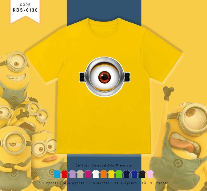 Kaos Anak Minion / King Bob / Minion T-Shirt