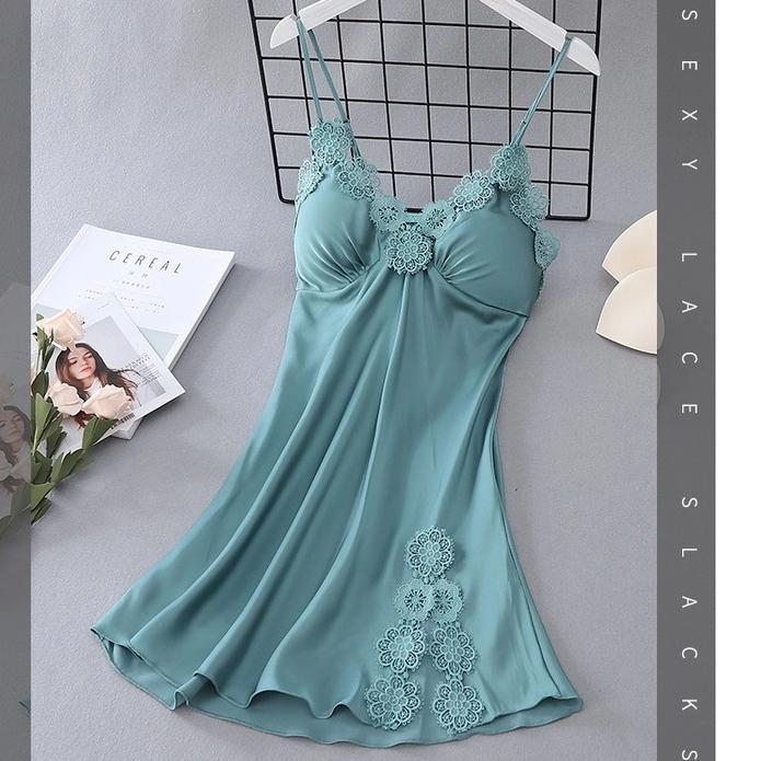 lingeries satin-baju daster satin sexy