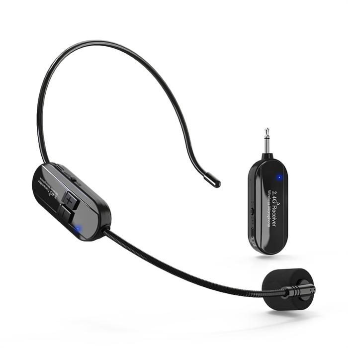 2.4G Wireless Microphone Headset Mic For Voice Amplifier Speaker