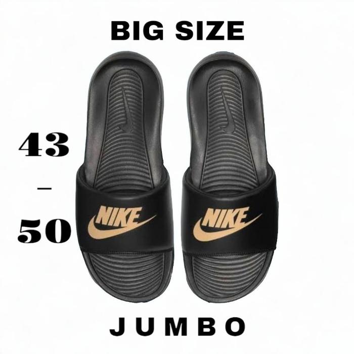 BIG SIZE Sandal Pria 45 46 Slip on slide flip flop Sendal ukuran besar jumbo pria wanita selop karet