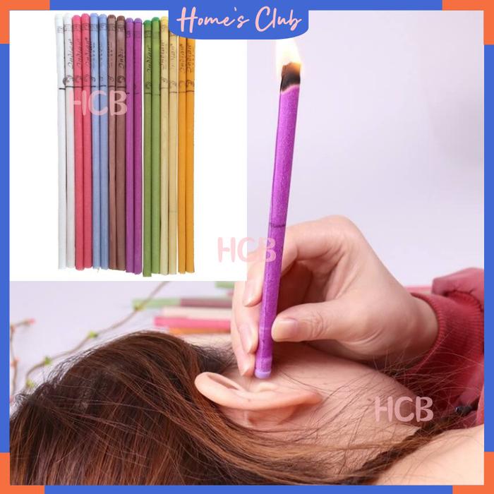 HCB Ear Candle Indian Lilin Pembersih Terapi Telinga / Obat Tinnitus Ampuh Memperbaiki Pendengaran /
