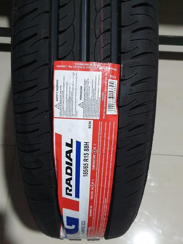 Ban Mobil Ertiga Livina Mobilio Freed 185/65 R15 GT Radial Campiro Eco