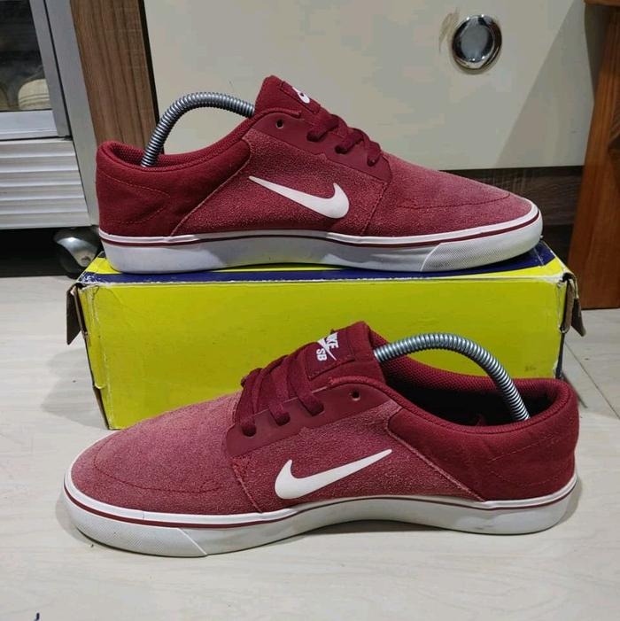 sepatu nike sb portmore team red preloved size 43