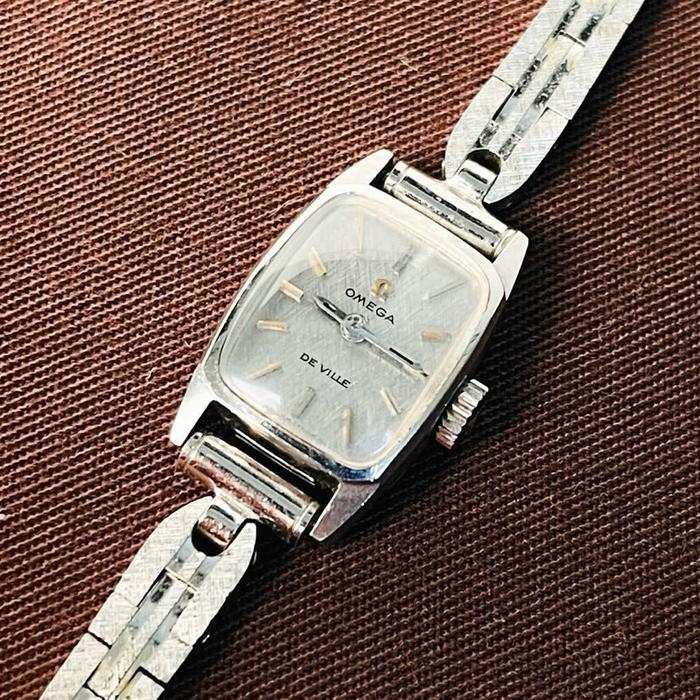 Jam tangan Omega De Ville, Manual Winding Movement, Ladies Classic Watch