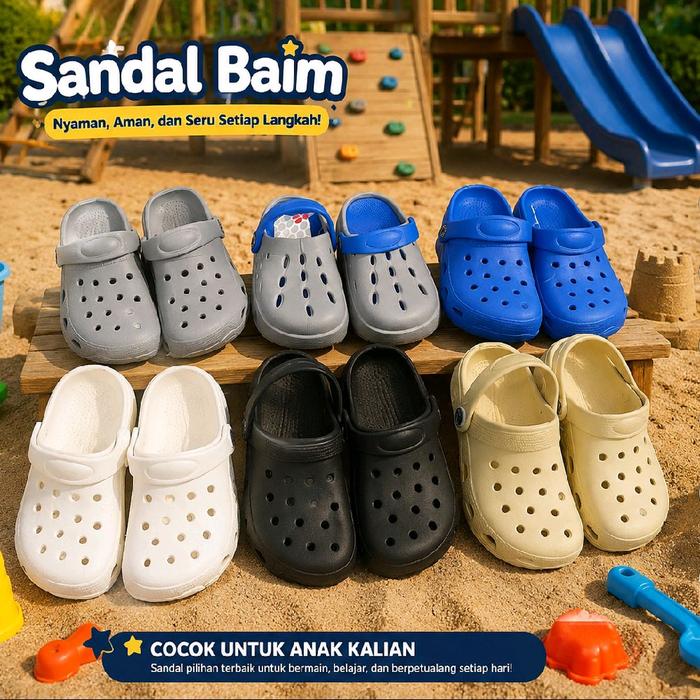 Sandal Baim polos Nyaman Aman dan Seru Setiap Langkah Cocok untuk Anak Kalian Sandal Pilihan Terbaik