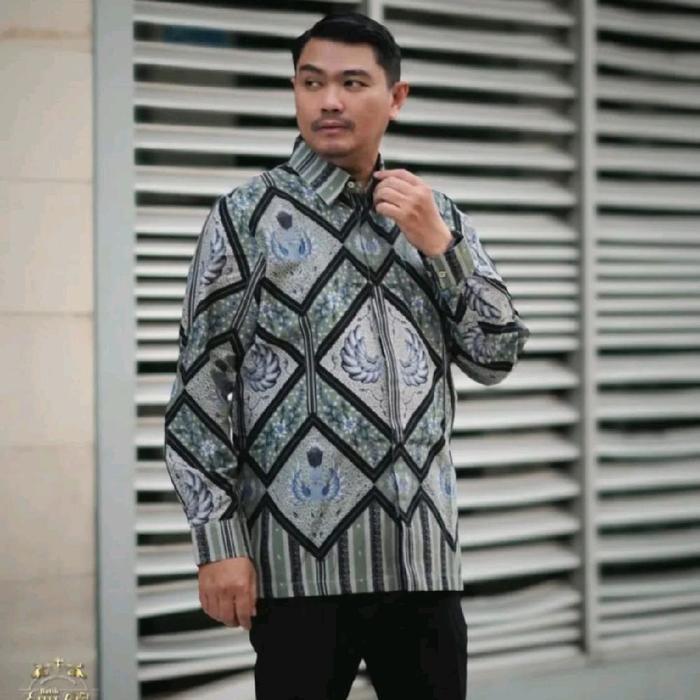 Batik Eyang Putri-Kemeja Katun Lengan Panjang