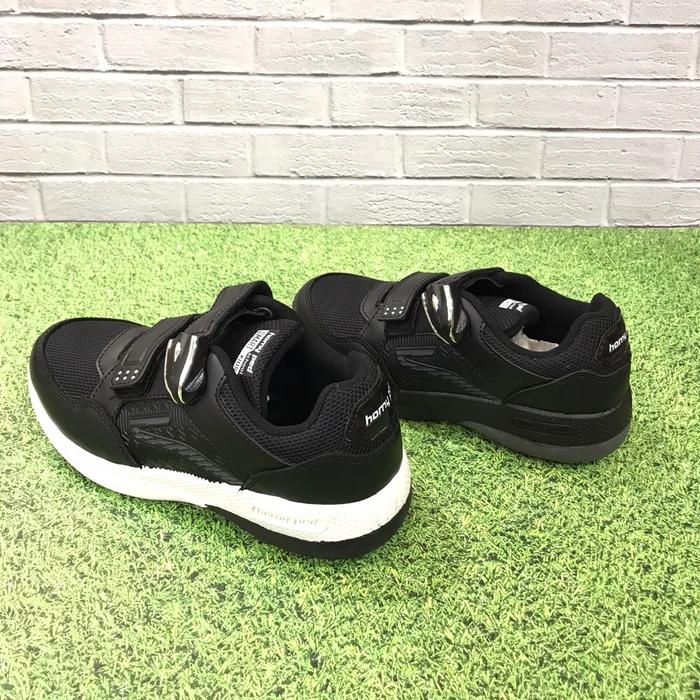 Sepatu Sekolah Homyped Anak Magnet Perekat Hitam Hitam putih