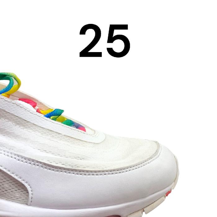 Sepatu Olahraga Pria dan Wanita AIRMAX 97 V2 WHITE/RAINBOW Bisa Cod pilihan yg tepat buat Anda