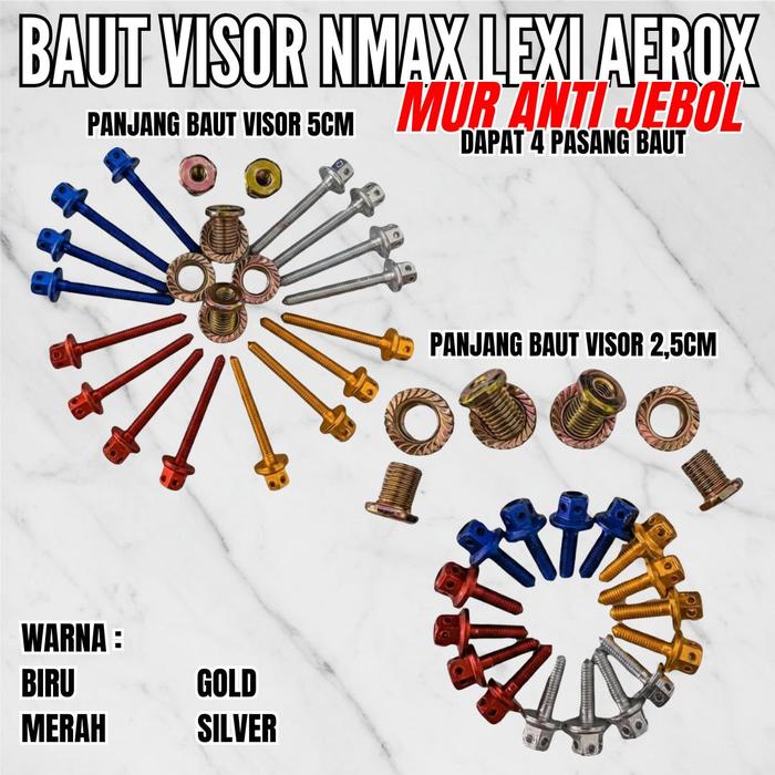 BAUT VISOR NMAX LEXI AEROX BAUT MUR ANTI JEBOL