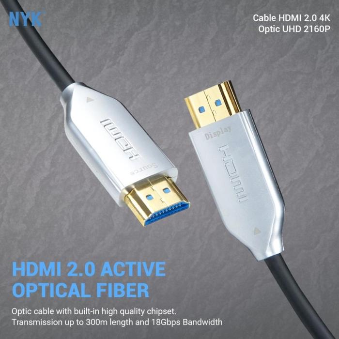 KABEL HDMI 30M OPTIC V.2.0 ULTRA HD 4K HDMI 30 METER OPTICAL CABLE