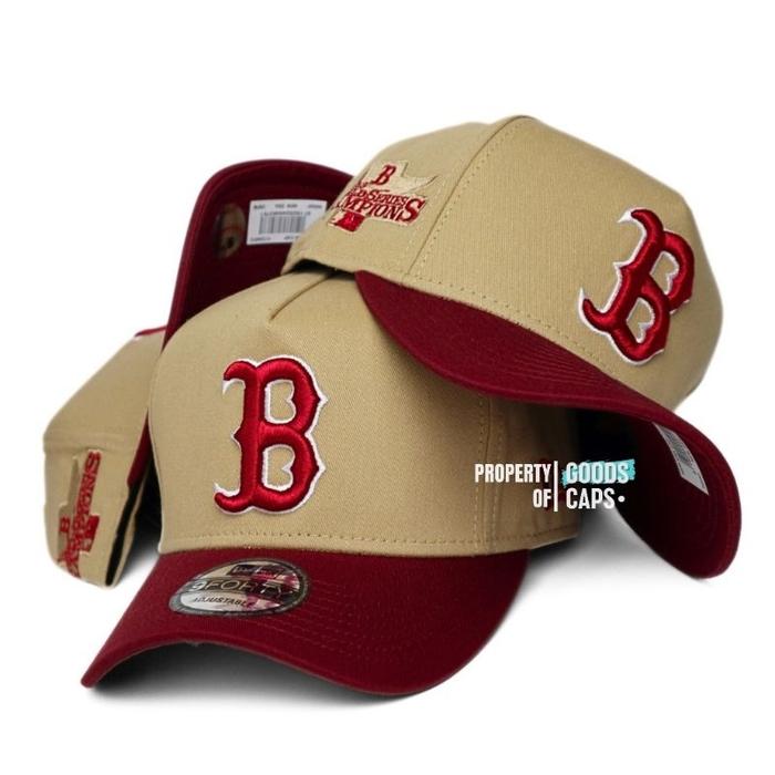 Topi Baseball Boston Red Sox Logo Bordir
