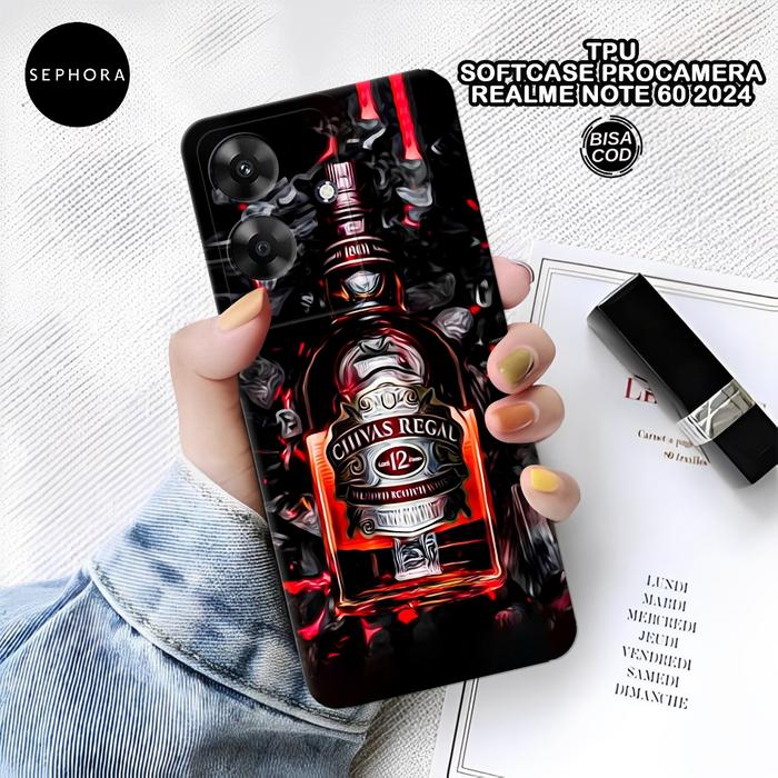 Case Realme Note 60 2024 Terbaru - Fashion Case Minuman - Softcase Realme Note 60 - Case Pro Camera 