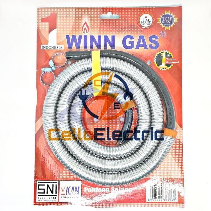 Selang Gas Flexible Winn Gas / Selang Gas 1,8 Meter