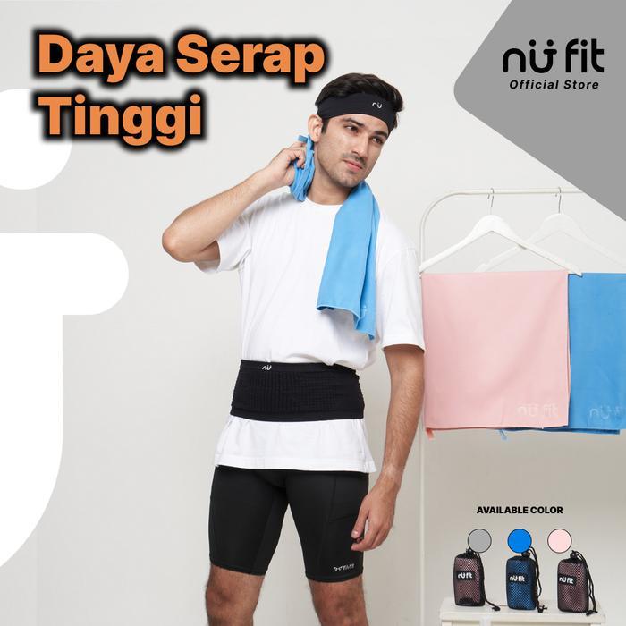 NU FIT - TRAVEL TOWEL HANDUK MICROFIBER OLAHRAGA - HANDUK LARI - HANDUK OLAHRAGA - HANDUK MICROFIBE