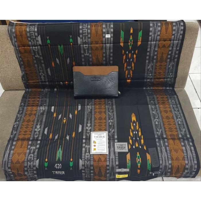 (READY STOCK) SARUNG TENUN SUTERA TAMER 420 ORIGINAL