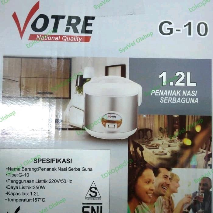 magicom penanak nasi serbaguna votre G 10 1.2 liter