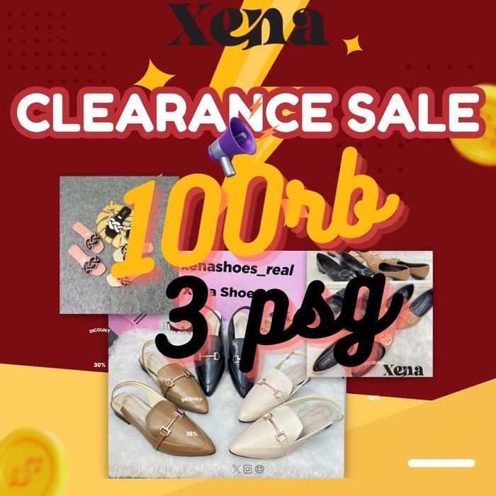 [ 100rb DAPAT 3 PASANG ] sepatu sandal cantik bisa mix hanya di live