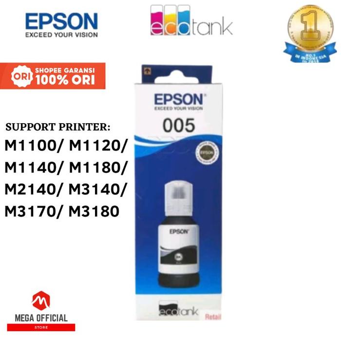 Tinta Epson 005 Original Untuk M1100/ M1120/ M1140/ M1180/ M2140/ M3140