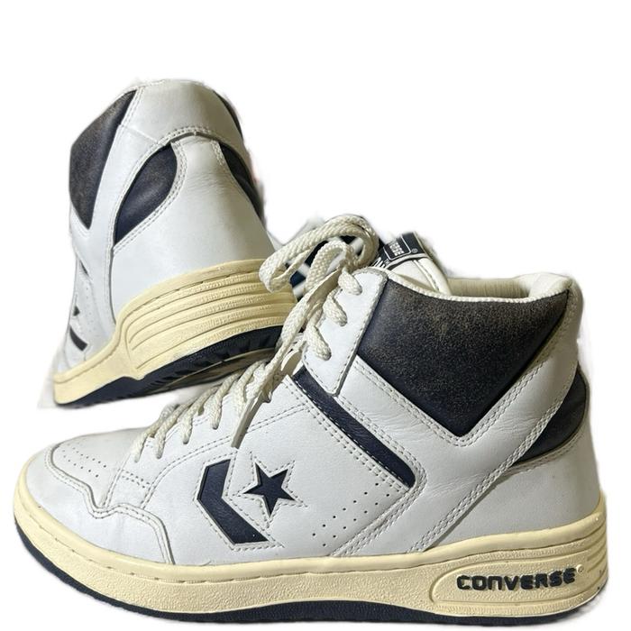 CONVERSE WEAPON VTG WHITE/NAVY JAPMAR (SAMPLE) Size EUR 40/25CM