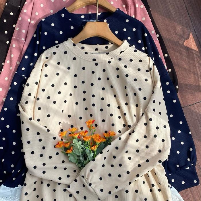 Knit Enoki Polka