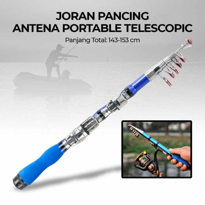 JINBO Joran Tongkat Pancing Telescopic Fishing Rod 1.5M - S6