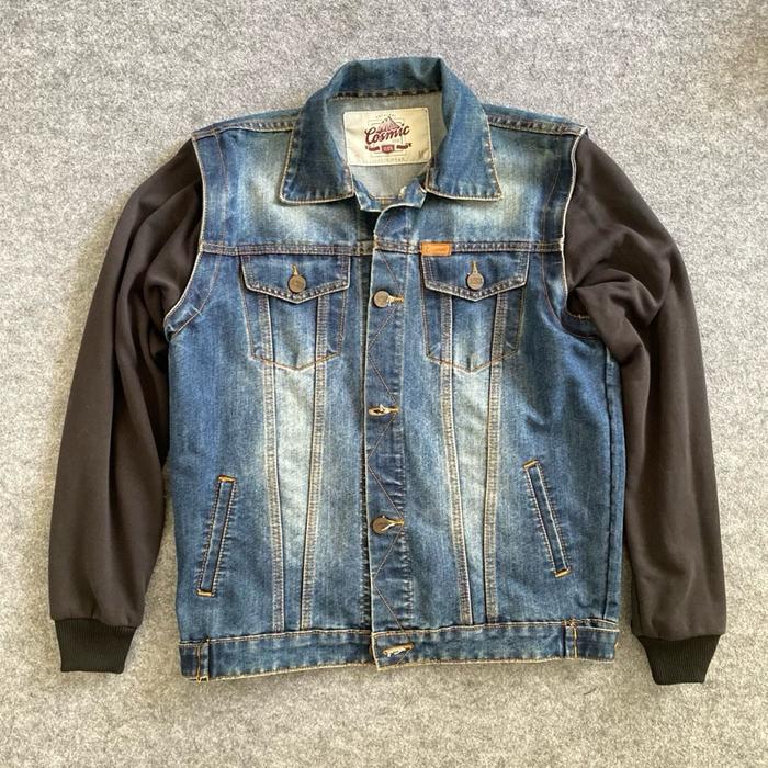 Jaket jeans cosmic sleeve