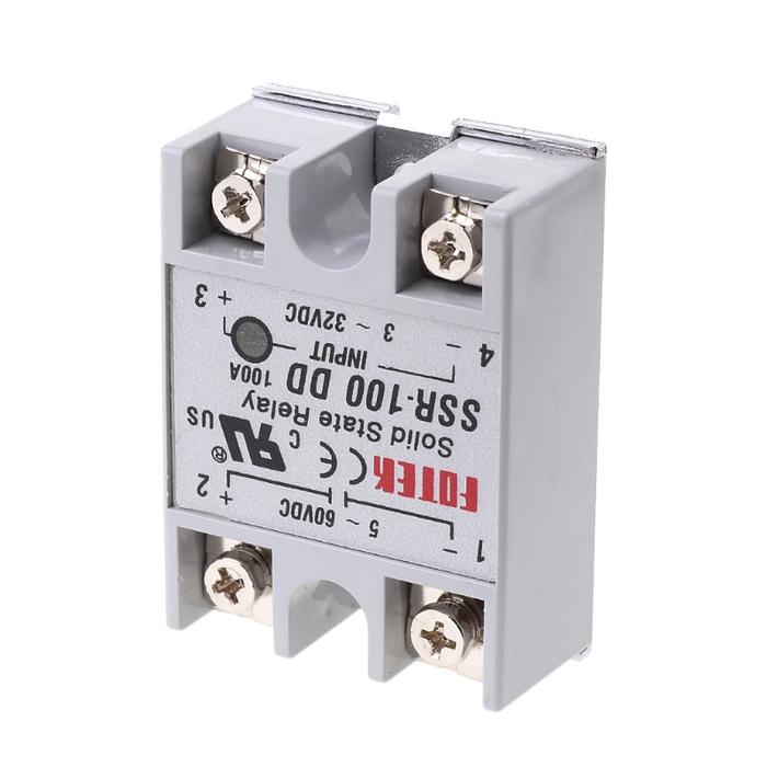Solid State Relay Modul 100A DC 3-32V Input DC 5-60V Output Relay