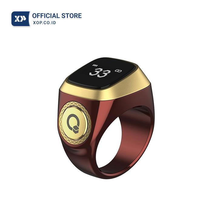 TERBAIK iQibla Zikr Ring Lite E01 | Cincin Zikir Digital | Penghitung Tasbih Pintar | Pengingat 5 Wa