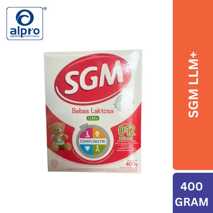 SGM LLM+ 400 Formula Bayi 400 gram Tahap 1 Bebas Laktosa